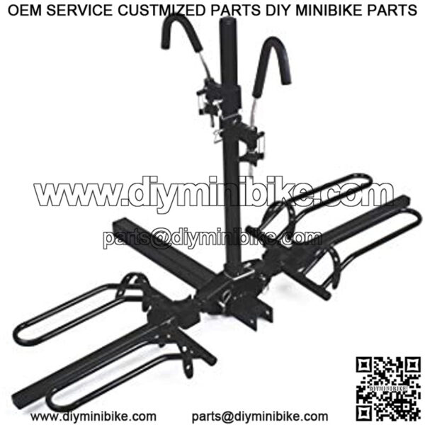 50027 Hitch Mount Platform Style 2-Bike Rack for Cars Trucks SUVs Minivans with Hitch Tightener