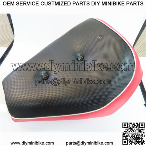 Black & Red Seat for the Baja MB165 & Falcon Mini Bikes (Blemished)