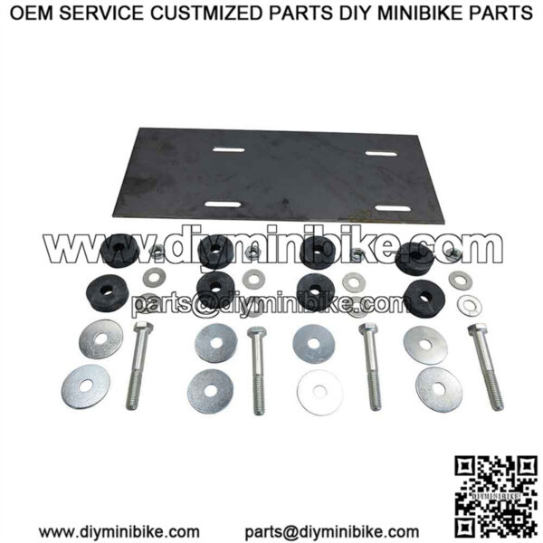 Engine Mounting Kit w/ 5" x 12" Plate