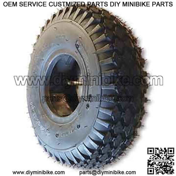 16 X 6.50 X 8 Studded Tire, 2 Ply, 6.4" Wide, 16.4" OD