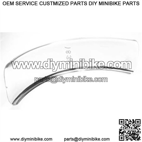 4.00" Height, 18.0" Length Plated Fender