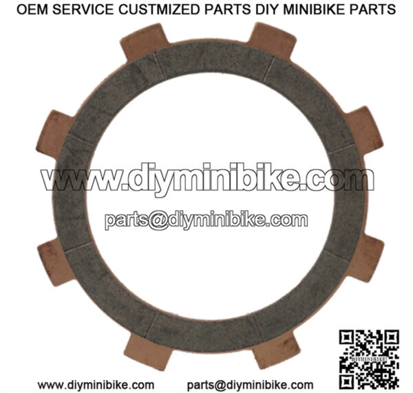 4-Cycle Clutch Linings - Buller/Jammer - 8 Tab