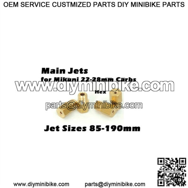 Main Jets, for Genuine Mikuni Carburetors