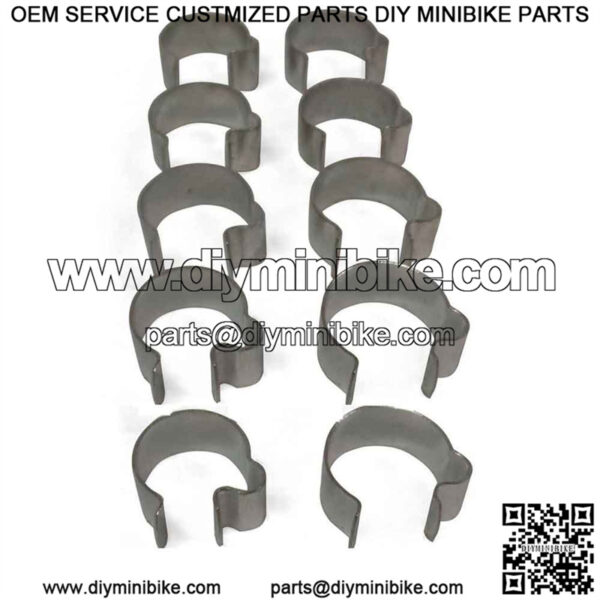 (10) 7/8" Throttle & Brake Cable Clamps