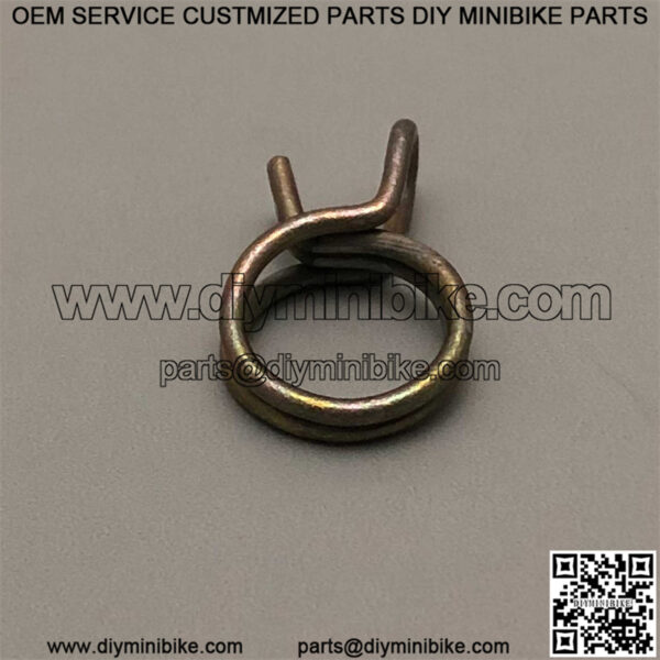 7/16" double wire hose clamp