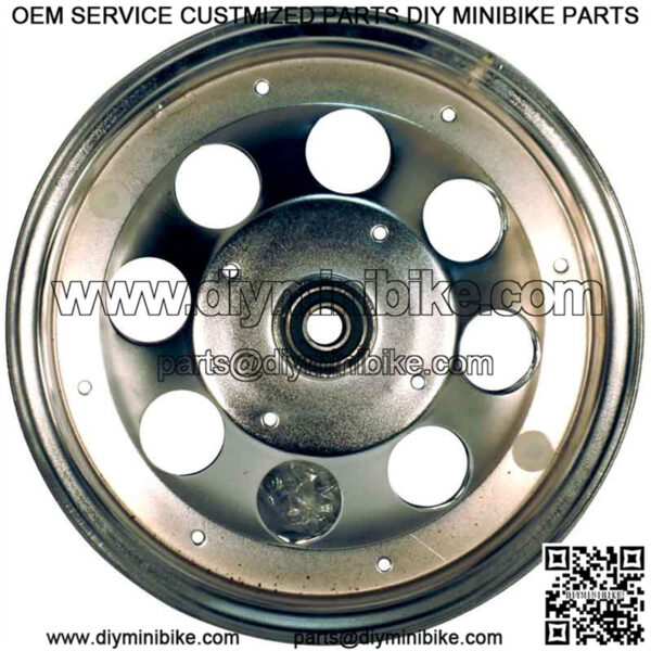 10" Steel Wheel, Chrome Plated, With 5/8" ID Precision Ball Bearings