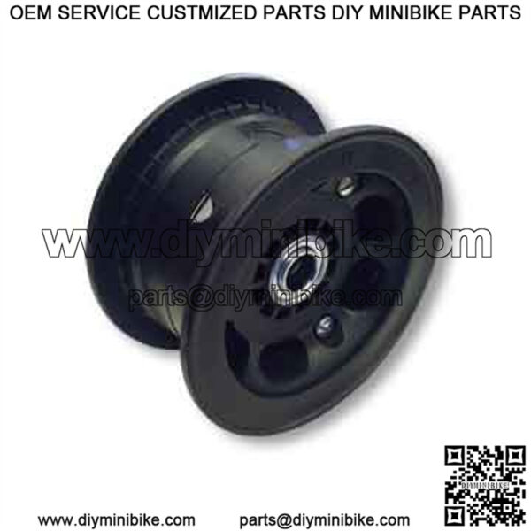 5" Wheel, 4" Wide, With 5/8" ID Standard Ball Bearings