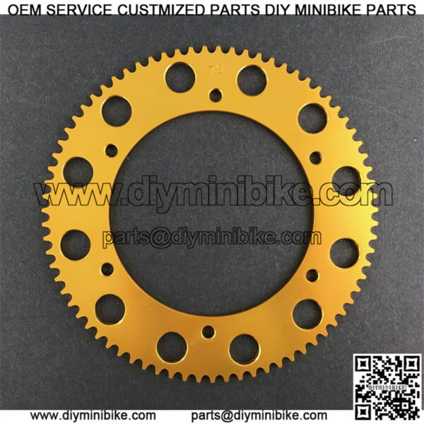 Pit Parts 65T split sprocket (#219 chain)