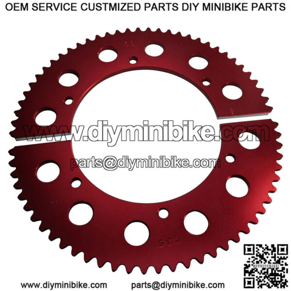 Pit Parts Split Sprocket - 68 Tooth - 35 Chain