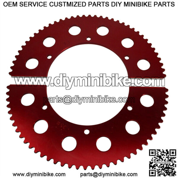 Pit Parts Split Sprocket - 74 Tooth - 35 Chain