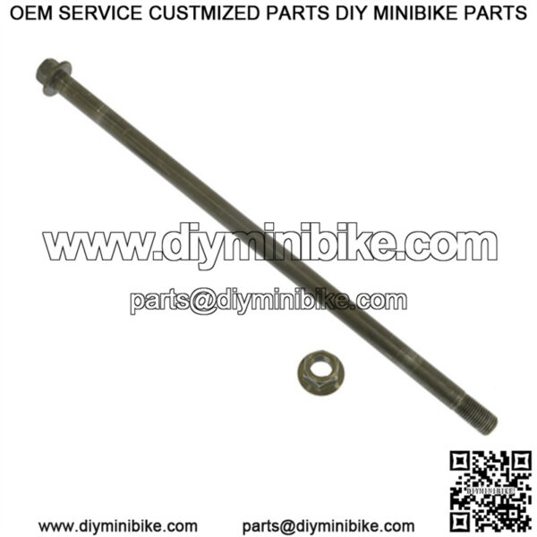 Front Axle Bolt & Nut, Mega Moto 80