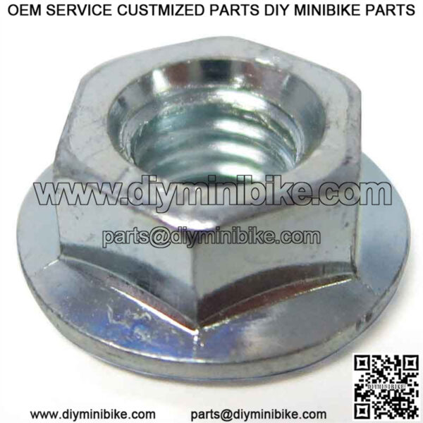 Flanged Spring Locking Nut M6-1.0X6