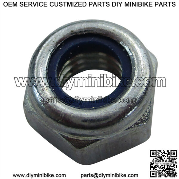 M6 x 1.0 - 6mm Short Nylock Nut