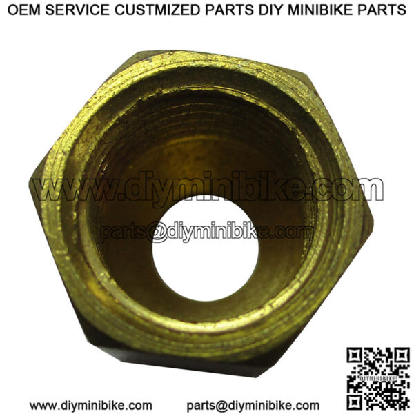 Compression Nut Brass Fitting, 3/16"