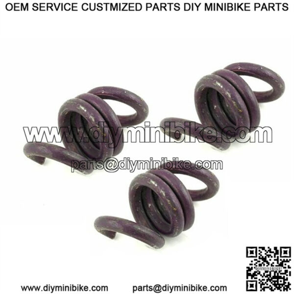 (3) Premier Stinger Purple Clutch Springs 4100-4300 RPM