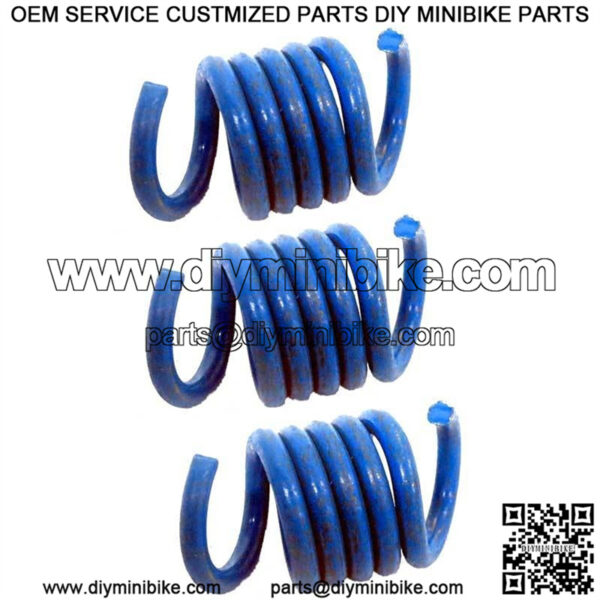 Set of (3) Blue Clutch Springs 1600 Enforcer Mini Cup Star