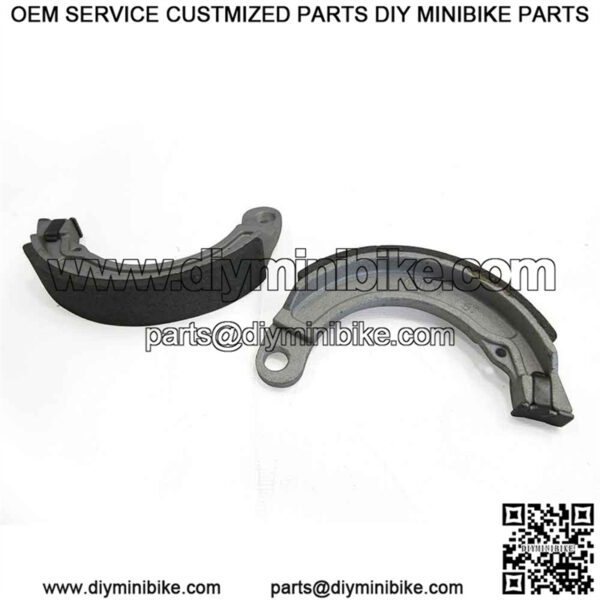 Lined Brake Shoes for 5" Brake Assembly (Pair)