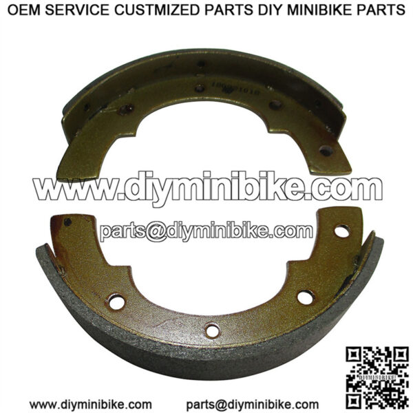 Lined Brake Shoes for 6" Brake Assembly (Pair)