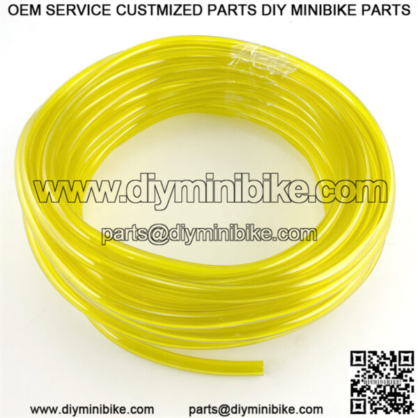 Premium non-hardening fuel line (1/4" x 3/8") 25 ft. (Yellow)