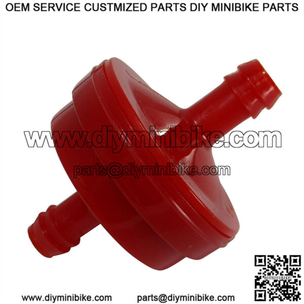 1/4" Fuel Filter - Red