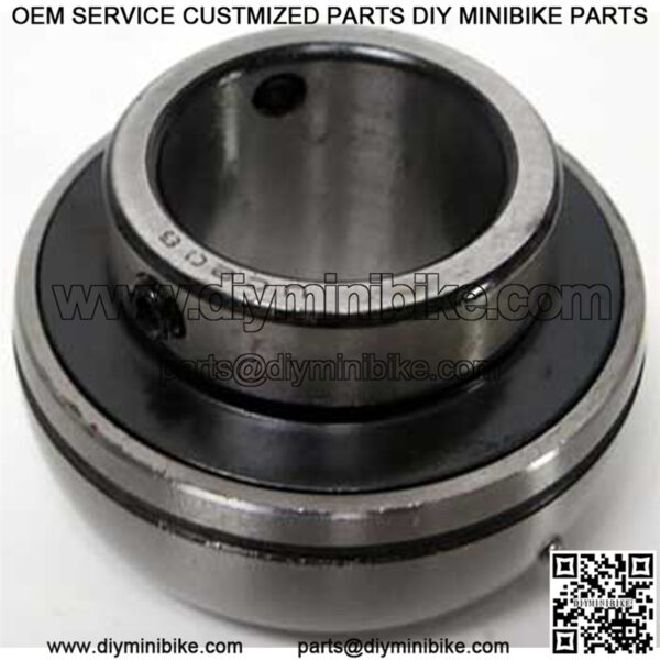 30mm Free Spinning Axle Bearing, Integral Locking Collar