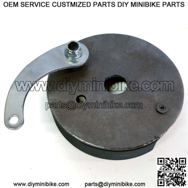 4-1/2" Brake Assembly w/ Steel Backing Plate, 3/4" Bore