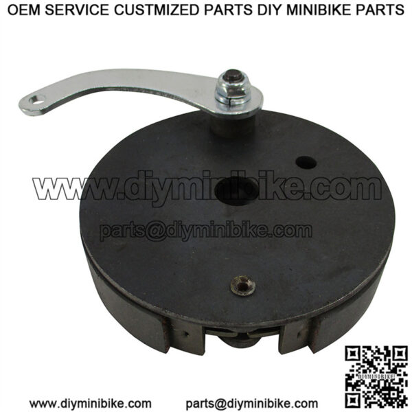 4-1/2" Brake Assembly w/ Steel Backing Plate, 5/8" Bore