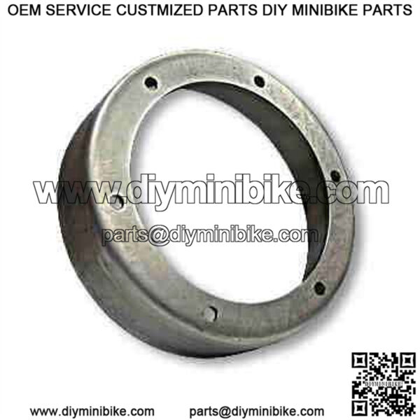 6" Brake Drum, 4-9/16" Bore, Unplated