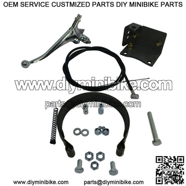 Clutch Band Brake and 7/8" Brake Lever Kit - No Cover