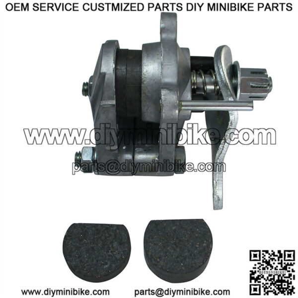 Universal Mechanical Disc Brake Assembly with Replacement Pucks