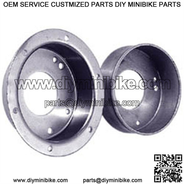 4-1/2" Brake Drum, With Flange - Machined OD