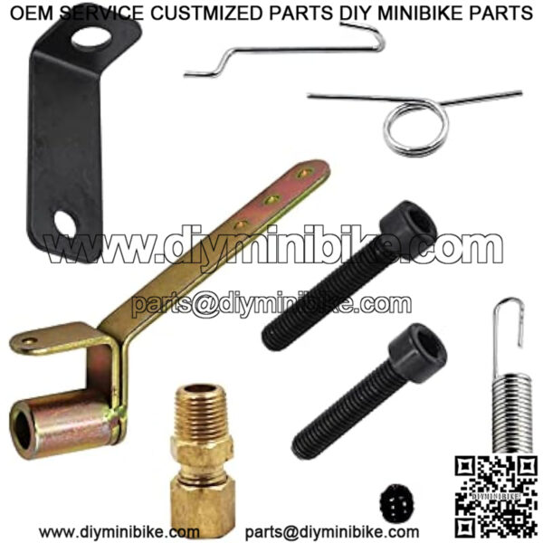 Throttle Linkage Carb Kit Nonhemi Predator Hon-da GX160 GX200 Predator 196cc 212cc Go Kart Clone Mini Bike - Image 5