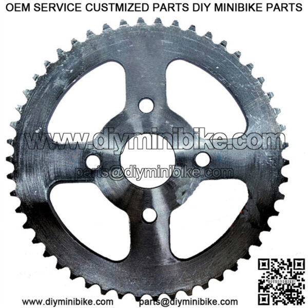 50T, 420 Chain Mini Bike Sprocket: Coleman, Baja Warrior, Trailmaster