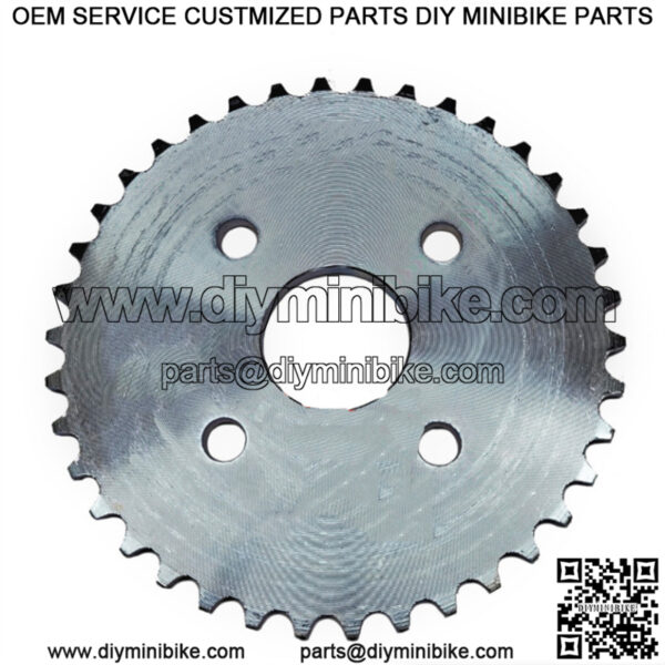 38T, 420 Chain Mini Bike Sprocket: Coleman, Baja Warrior, Trailmaster