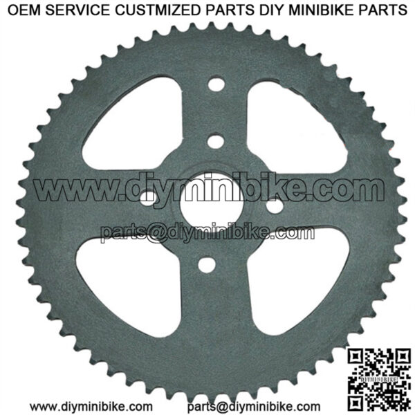 60T, 420 Chain Mini Bike Sprocket: Coleman, Baja Warrior, Trailmaster