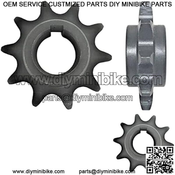 Front Sprocket Coleman Powersports CT200u-a, CT200u-c, Trail 200, BT200X, Monster Moto MM 212cc, TrailMaster 196cc / #420 10th ID=17mm