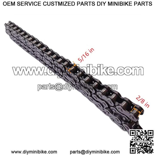 Ct200u Chain for Coleman Mini Bike Rear Drive Chains CT200U-EX BT200X (420-90L) - Image 3