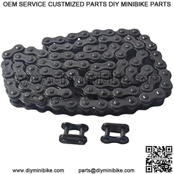 Rear Drive Chain 420 90 Links Fit for Coleman CT200U CT200U-EX BT200X 196cc 6.5HP Mini Bike MB165 MB200 Baja Warrior Heat Mini Baja Motorsports