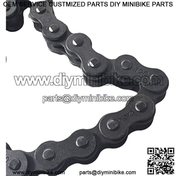 Rear Drive Chain 420 90 Links Fit for Coleman CT200U CT200U-EX BT200X 196cc 6.5HP Mini Bike MB165 MB200 Baja Warrior Heat Mini Baja Motorsports - Image 4