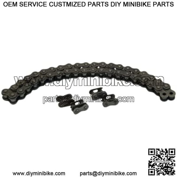 420 Jackshaft Chain 42Link+ Chain Breaker Fits for Coleman BT200X CT200U Trail 200 CT200U-EX 196cc Powersports Mini Bike Part - Image 4