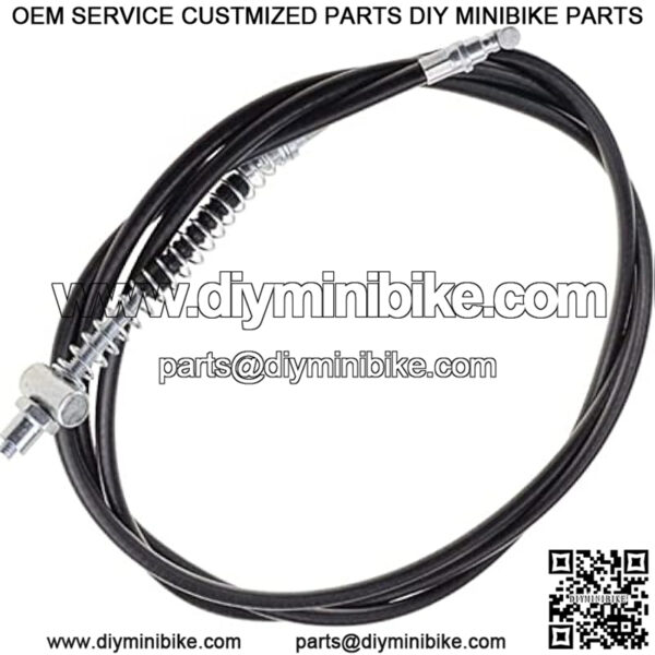 Rear Drum Brake Cable Line fits The Baja Mini Bike MB165 MB200 Coleman Trail CT200U CT200U-EX BT200X Yerf-Dog ATV Scooter Dirt Bike