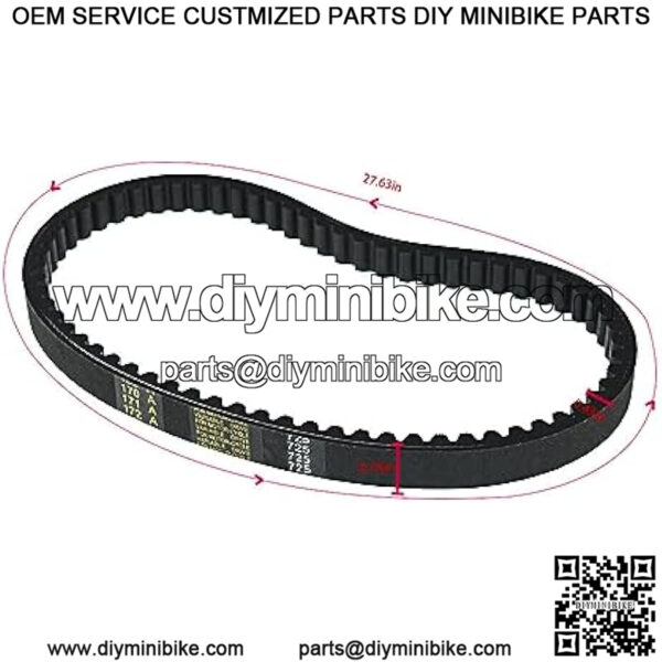 Go Kart Drive Belt 725 Fits for 30 Series Torque Converter 3Pcs/Lot - Image 5