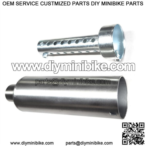 3/4 SS Muffler For Coleman minibike, Predator 212, 224, BT200X, MB200, CT200U - Image 3