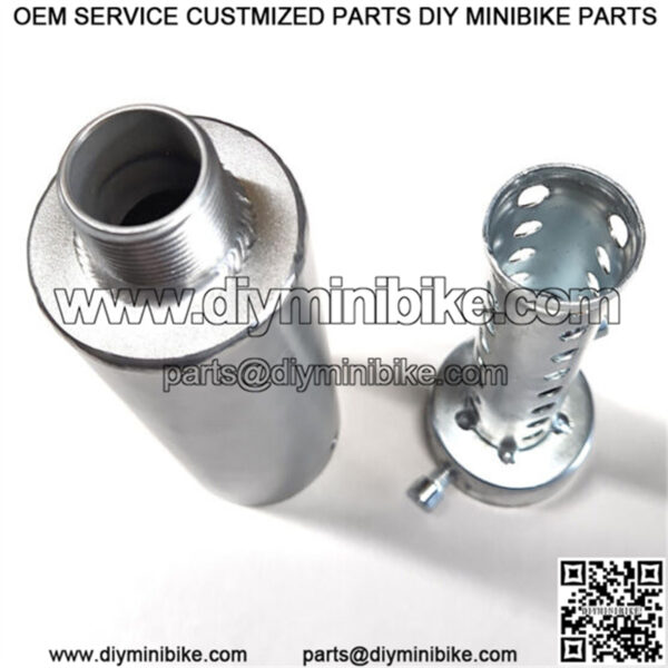 3/4 SS Muffler For Coleman minibike, Predator 212, 224, BT200X, MB200, CT200U - Image 4