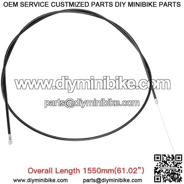 140 Links #35 Drive Chain 7/8 Left Brake Clutch Handle Lever Cable for 79cc 98cc 100cc 2.8hp Coleman CT100U CC100X Baja Doodle Bug DB30 Motovox MBX10 MBX11 Monster Moto MM-B80 MM-B105 Mini Bike - Image 4