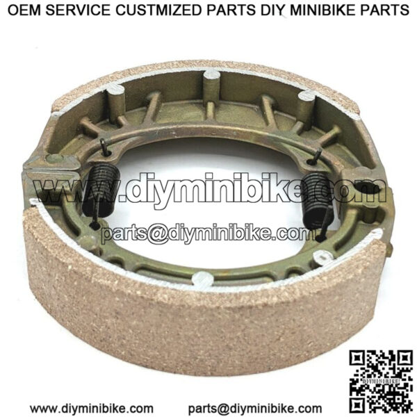 BRAKE PAD SHOE 105MM NEW FOR MOTORSPORTS BAJA  MINI BIKE MB165 & MB200