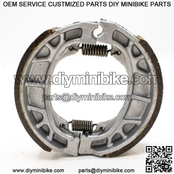 2 PK BRAKE DRUM SHOE FOR COLEMAN CT200U TRAIL CT200U-EX CT200U-EXR MINI BIKE - Image 2