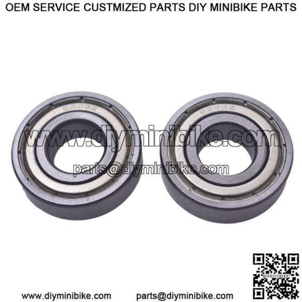 2PK Jackshaft Bearings for Coleman CT200U BT200X 196cc Mini Bike MB200 6203RS - Image 2