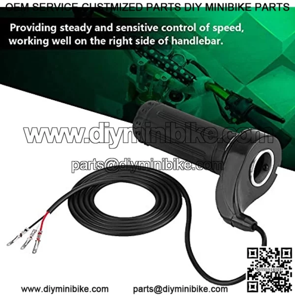 Motorcycle Accelerator, Universal Electric Scooter Twist Speed Throttle Grip with 3 Wires 12, 24, 36, 48V - Image 4