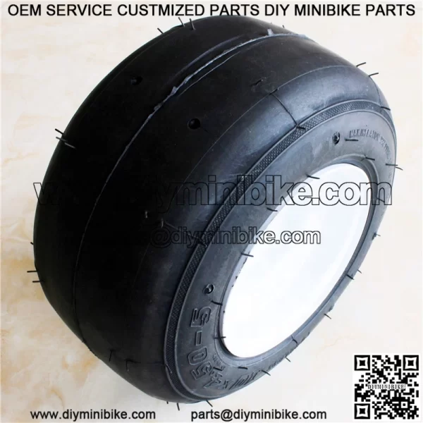 10x4.5-5 tire (tire with white iron rim) - Image 4